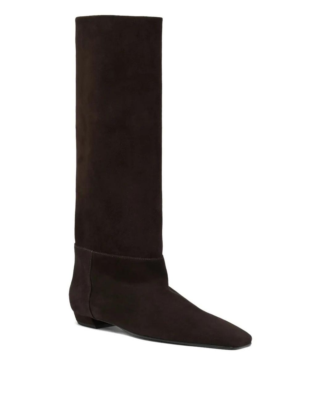 Proenza Schouler Black Suede Knee-High Boots