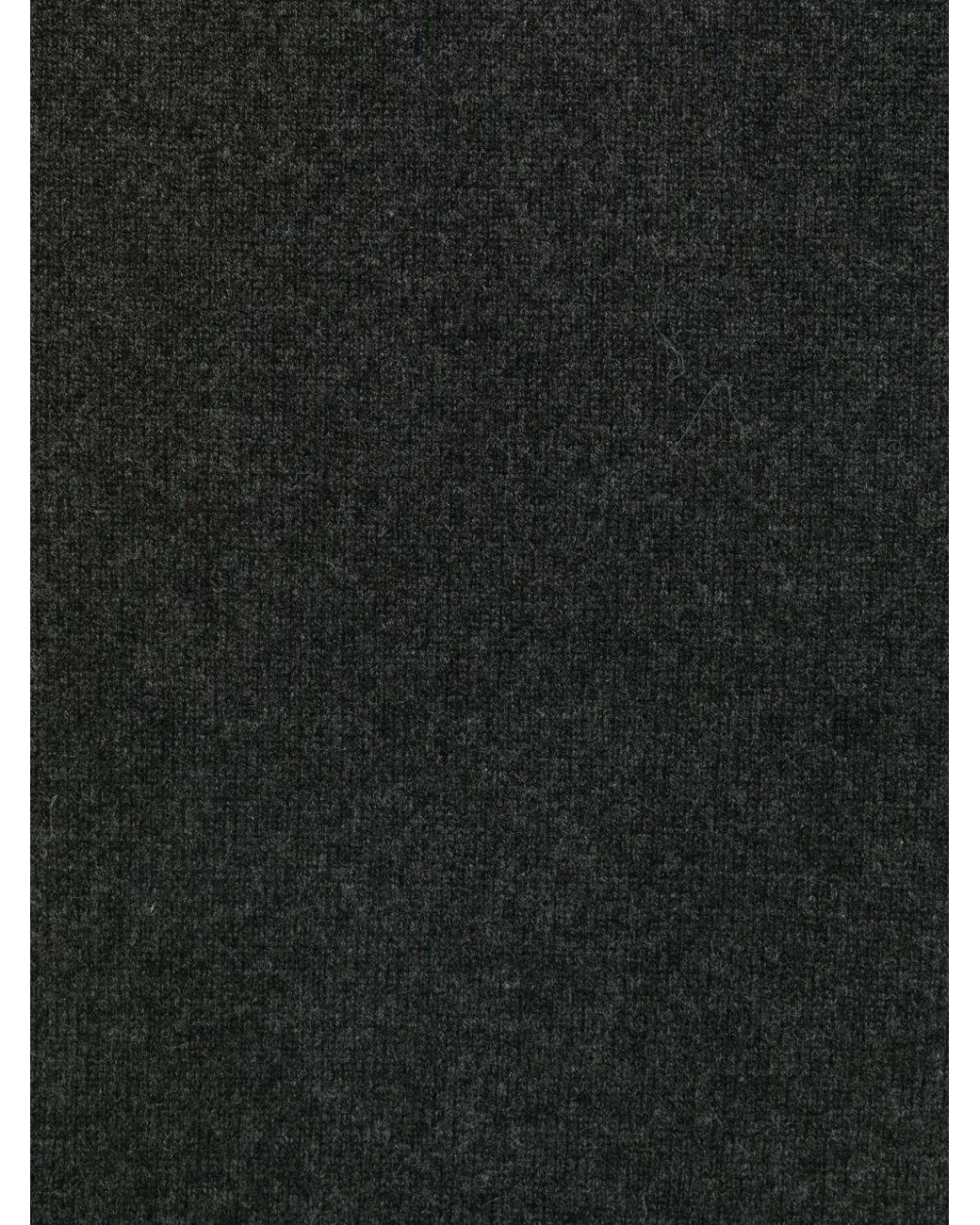 Uma Wang Black 'Plain Ws' Scarf for men