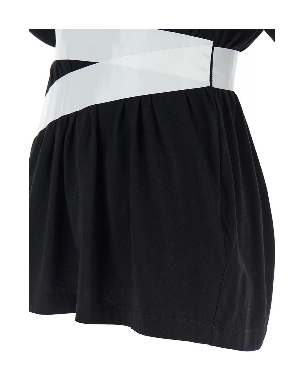 MM6 by Maison Margiela Black Taped Jersey T-Shirt