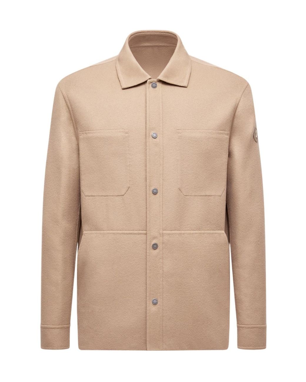 Moncler Natural Tagnit Reversible Shirt Jacket for men
