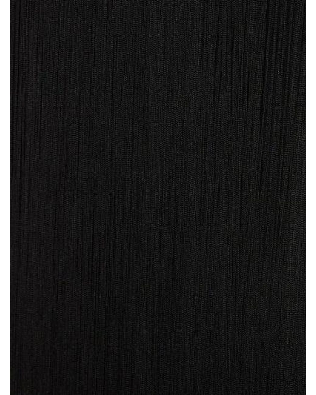 Alexander Wang Black Tassel Mesh Dress