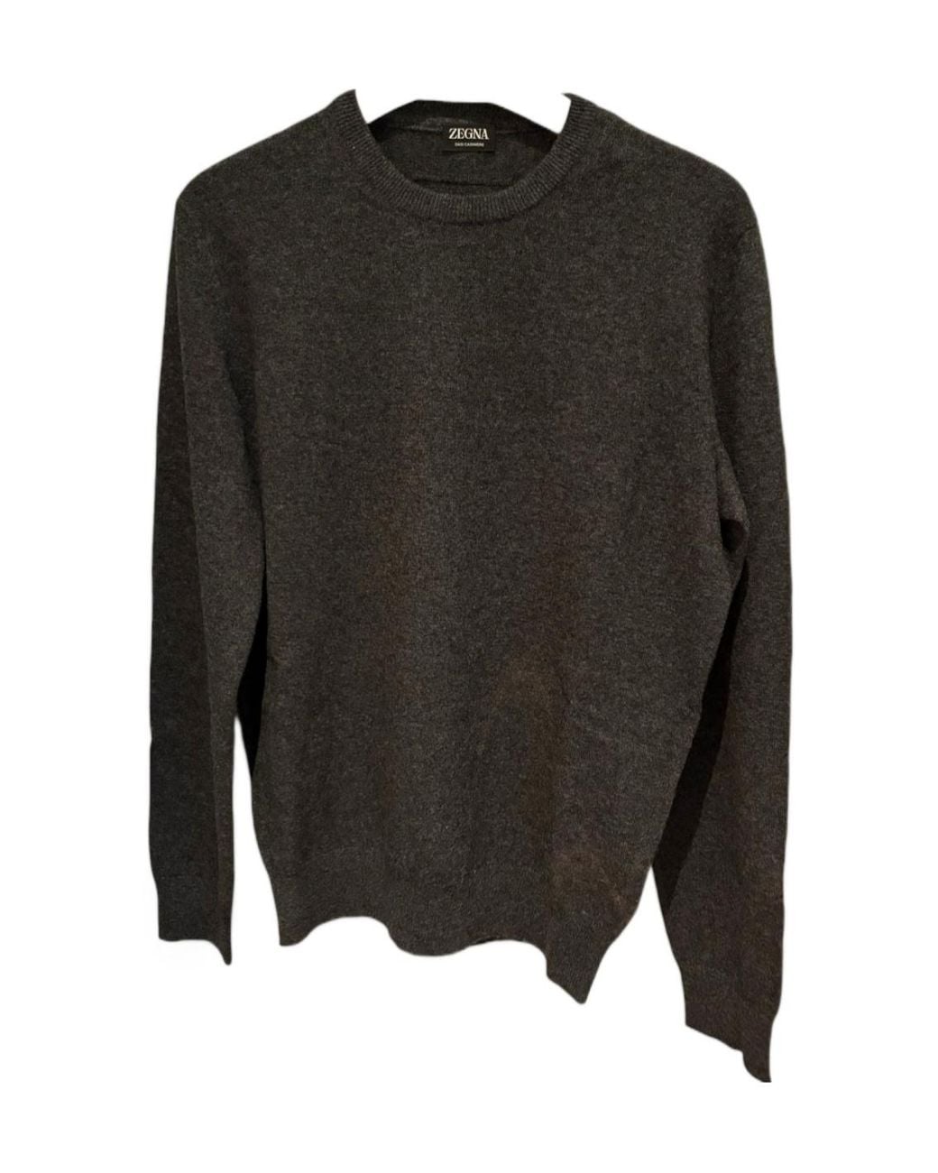 Zegna Black Long-Sleeved Sweater for men