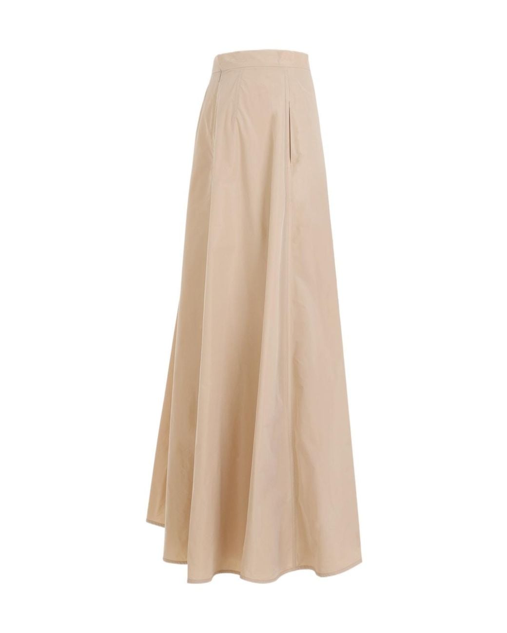 Jil Sander Natural High-Waisted Flared Skirt