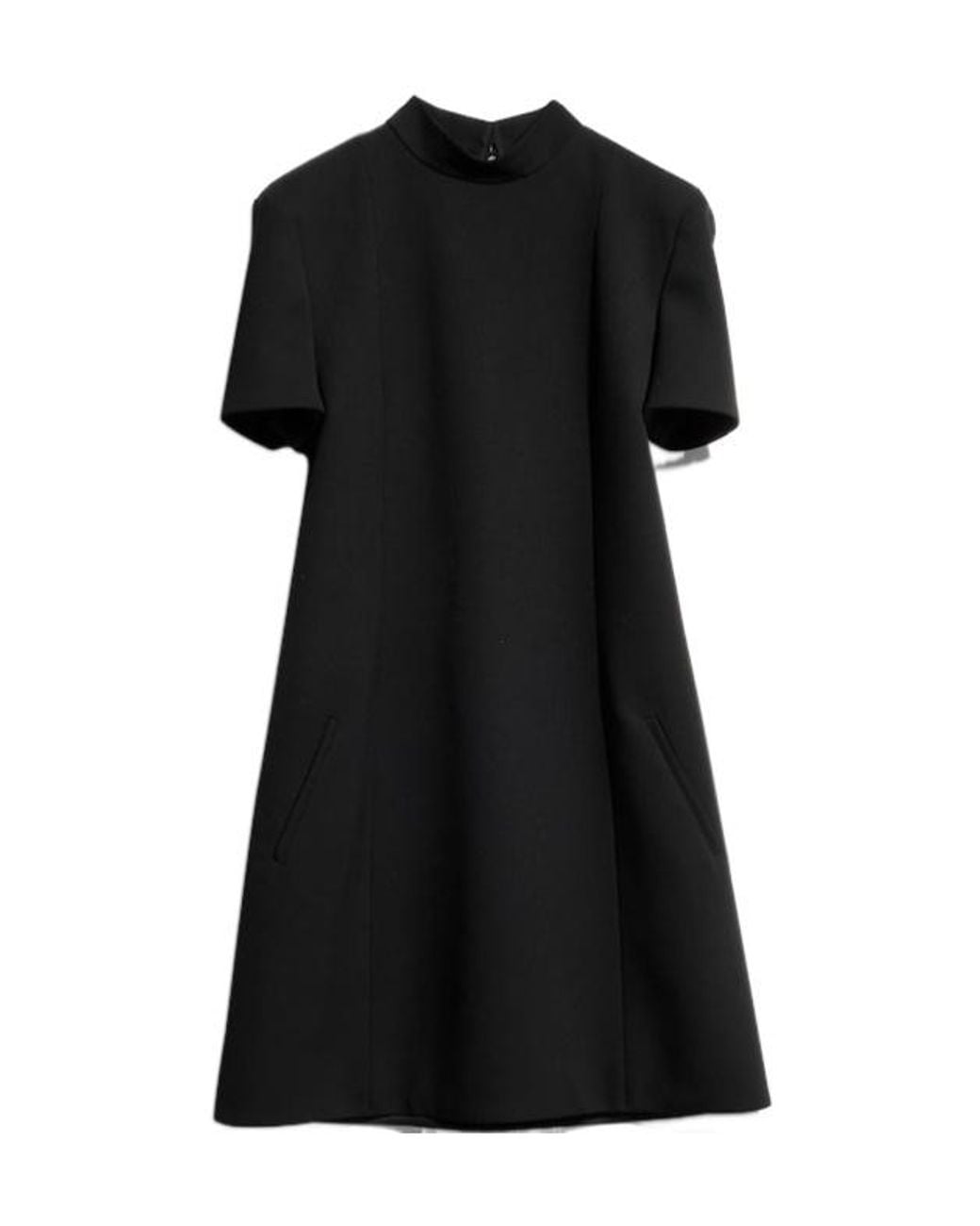 Gucci Black Fine Silk Faille Dress