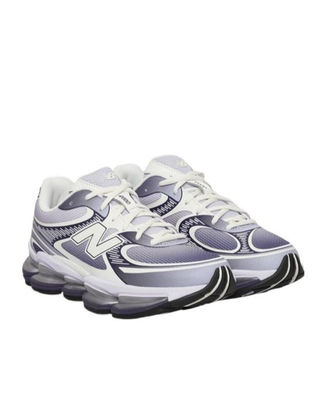 New Balance White 2000 Mesh Low-Top Sneakers for men