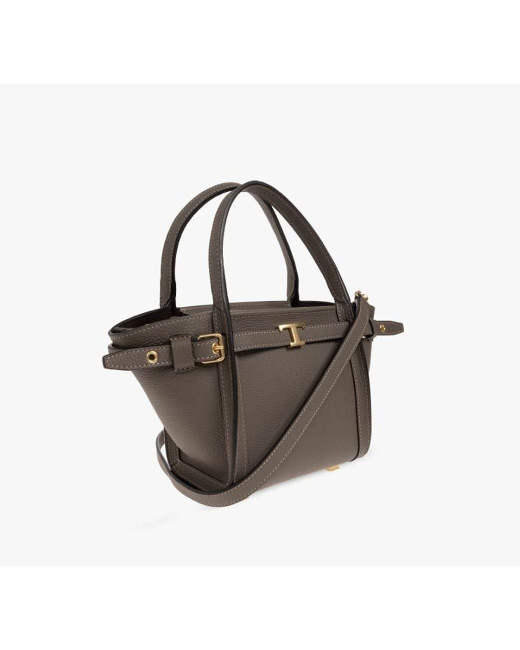 Tod's Brown Tim Mini Shoulder Bag