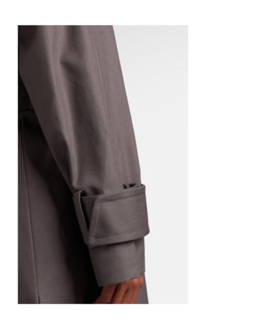 Victoria Beckham Brown Philippa Cotton Trench Coat