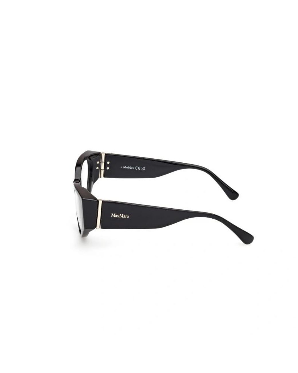 Max Mara White Cat-Eye Frame Glasses
