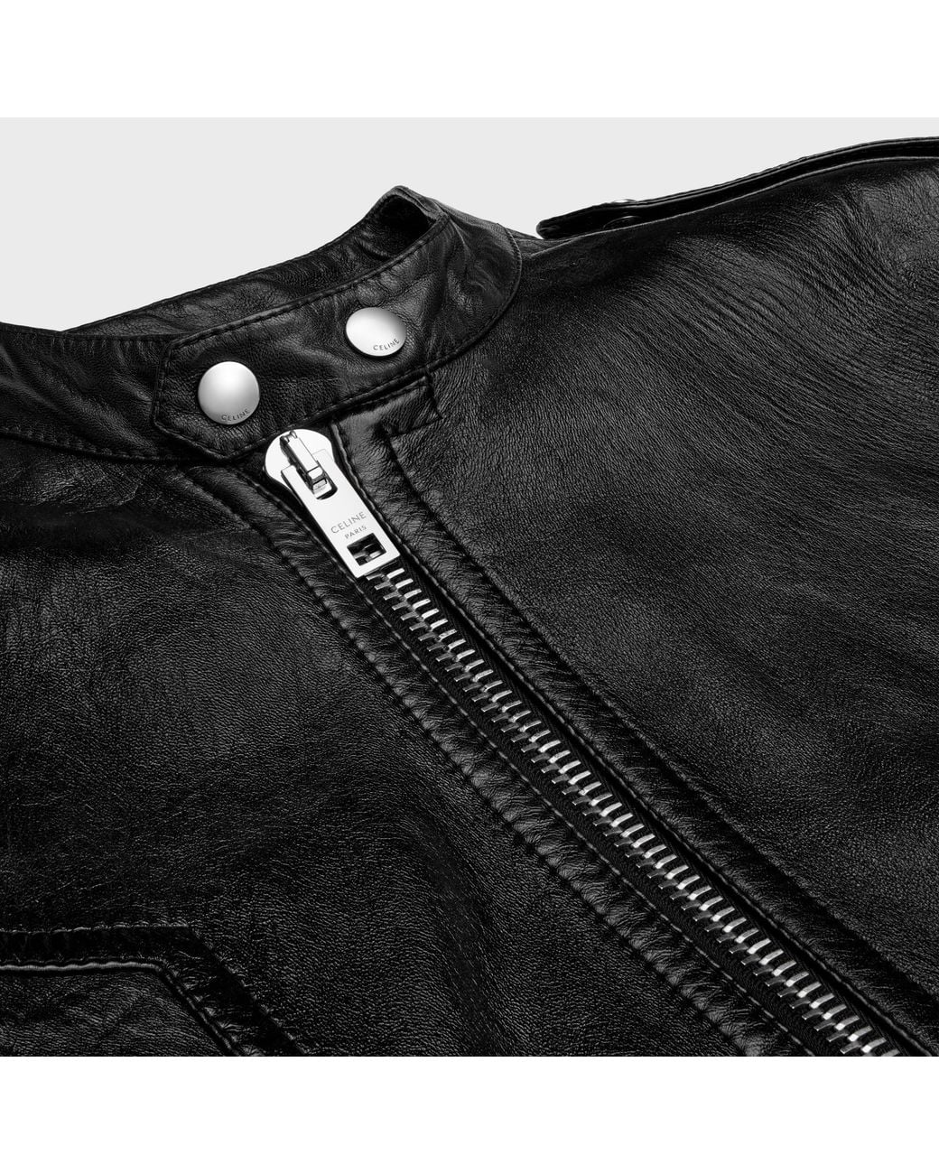Céline Black Racer Blouson Jacket for men