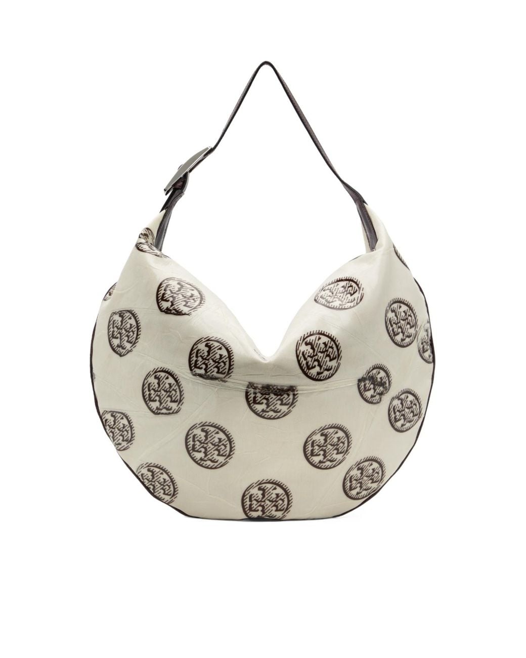 Tory Burch Metallic T Monogram Balloon Shoulder Bag