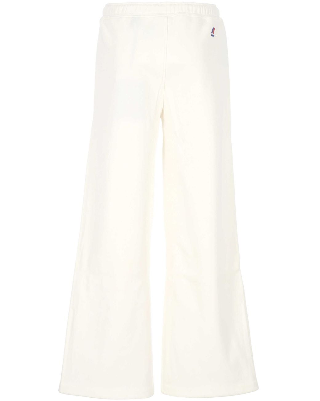 K-Way White Drawstring Wide-Leg Track Pants for men