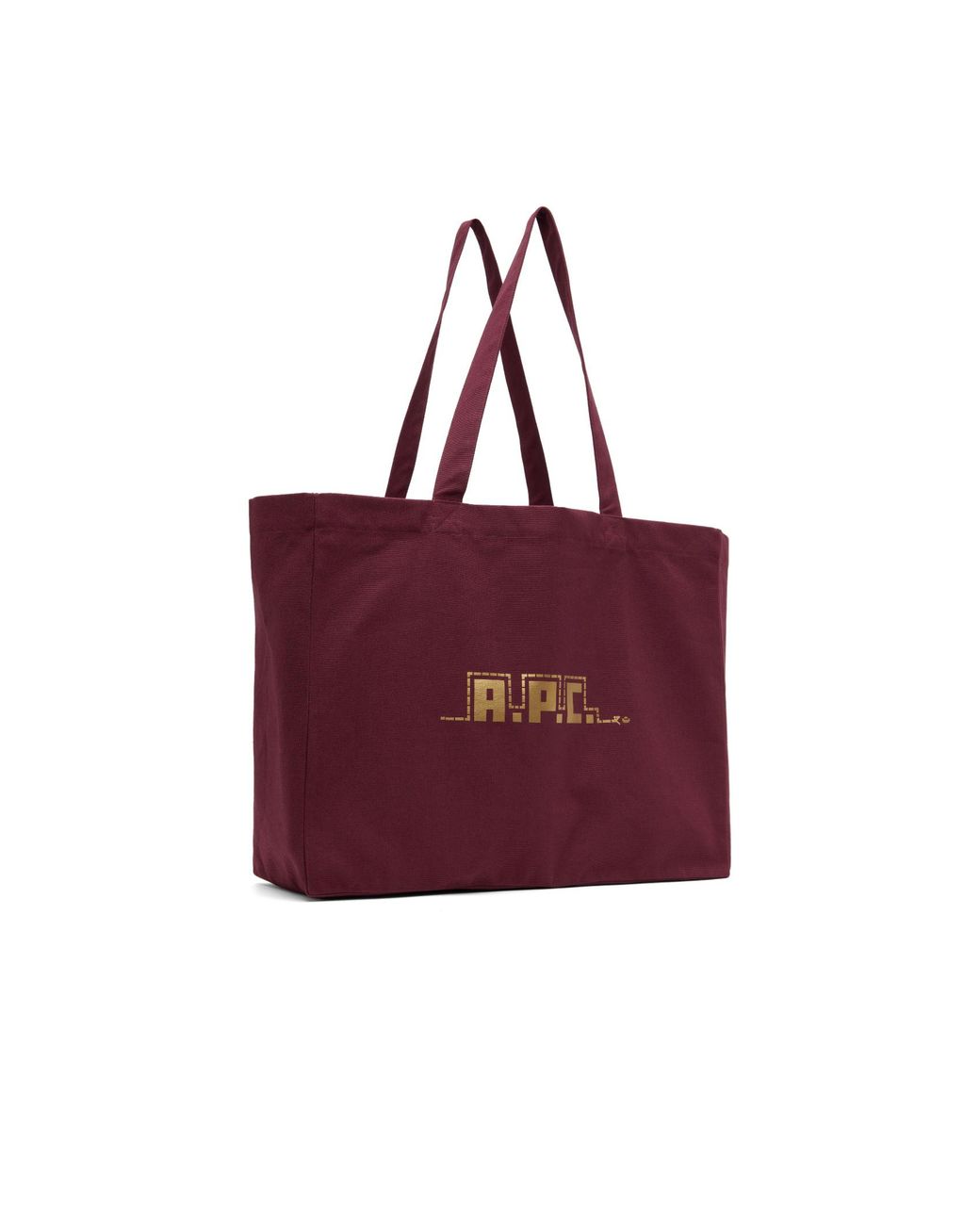 A.P.C. Purple Lettering Detail Shoulder Bag for men