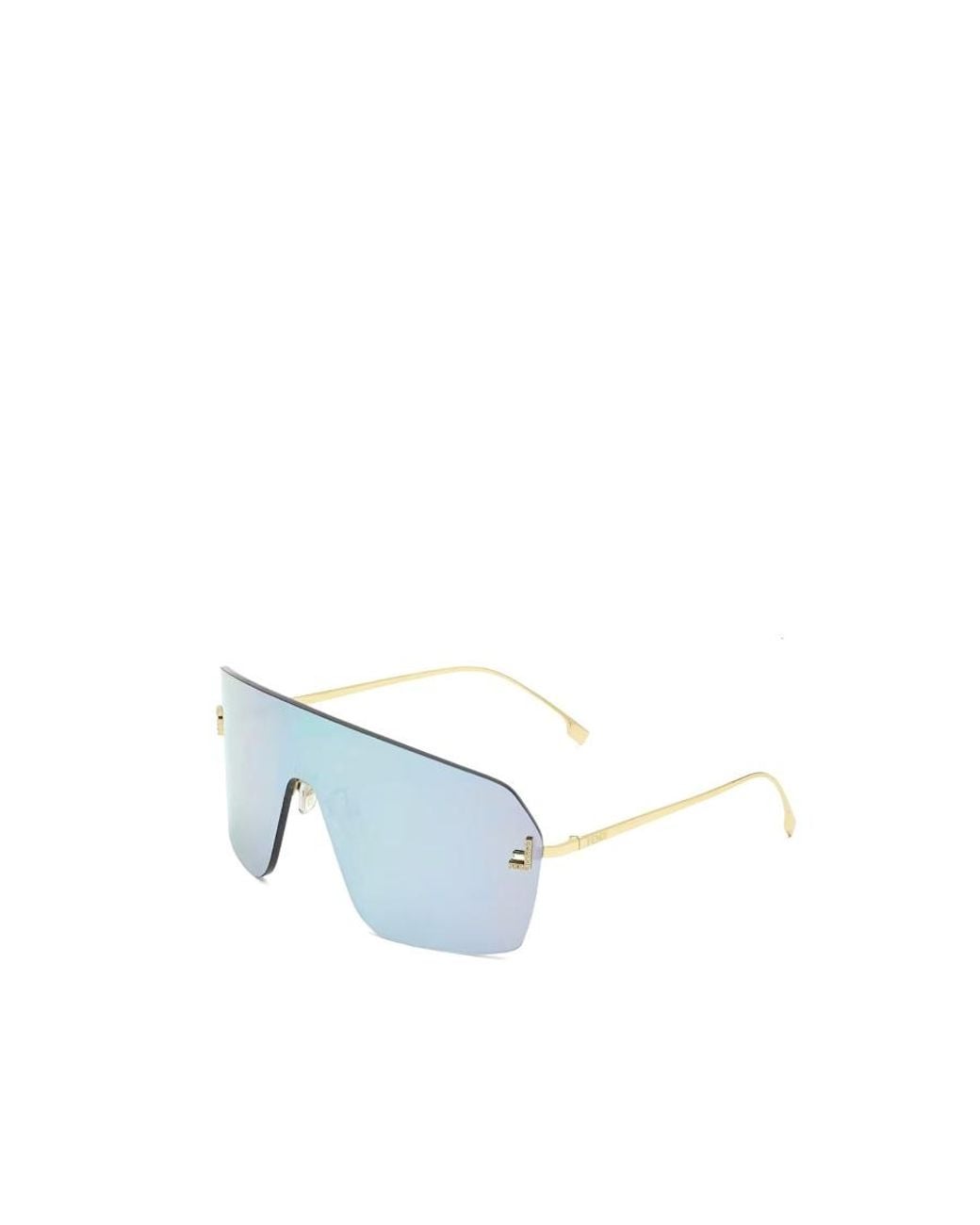 Fendi Blue Eyewear Oversized Frame Sunglasses