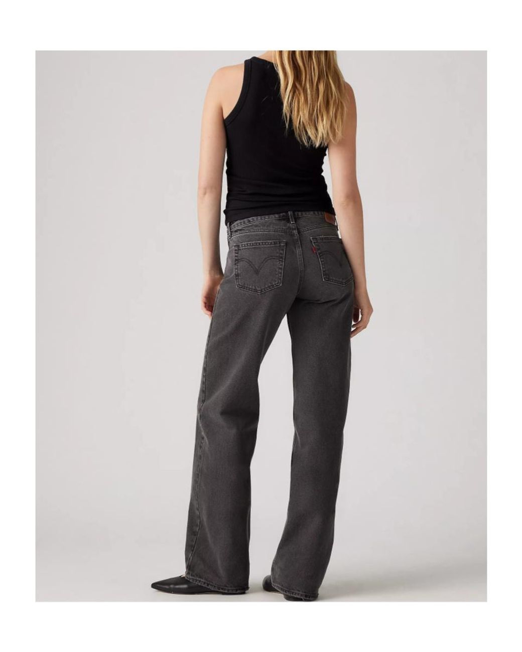 Levi's Black Low Loose Jeans