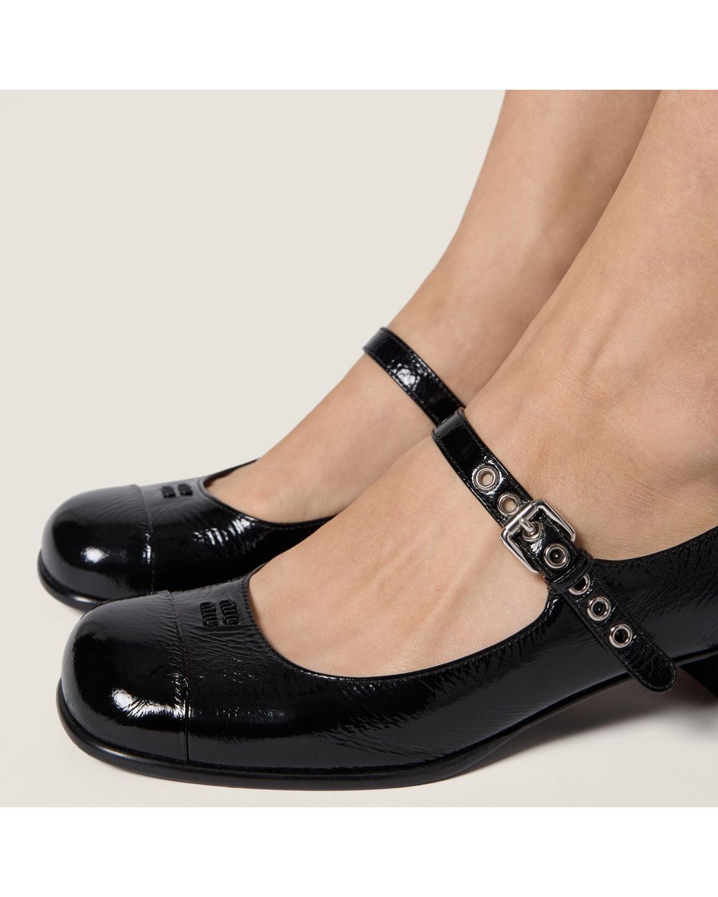 Miu Miu Black Naplak Pumps