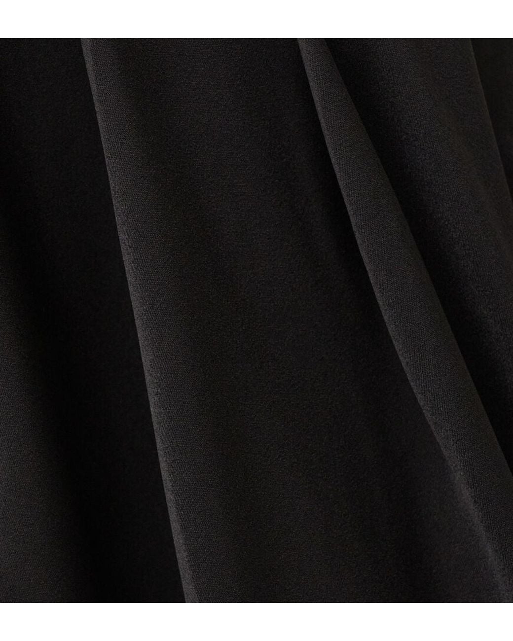 Ba&sh Black Cadie Pleated Long-Sleeve Top