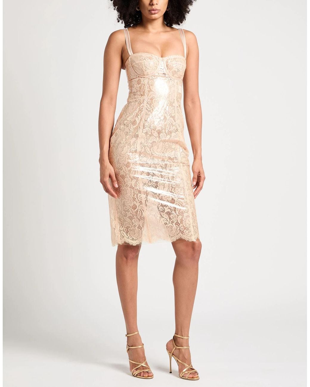 Dolce & Gabbana Natural Sheath Dresses