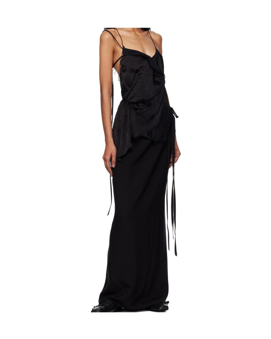 Ann Demeulemeester Black Sheila Maxi Skirt
