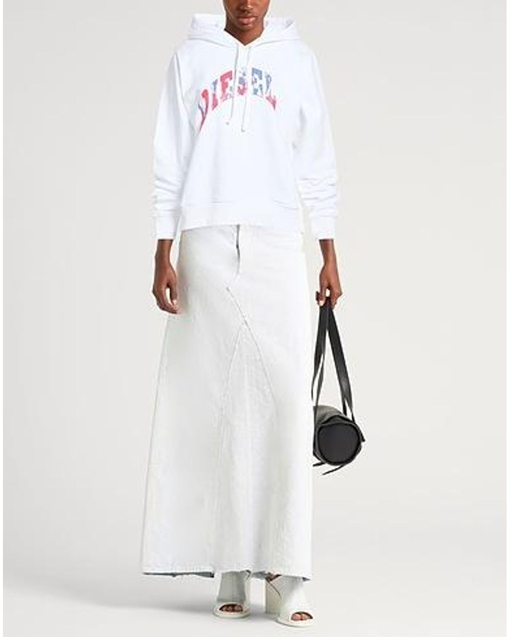 DIESEL White Sweatshirts