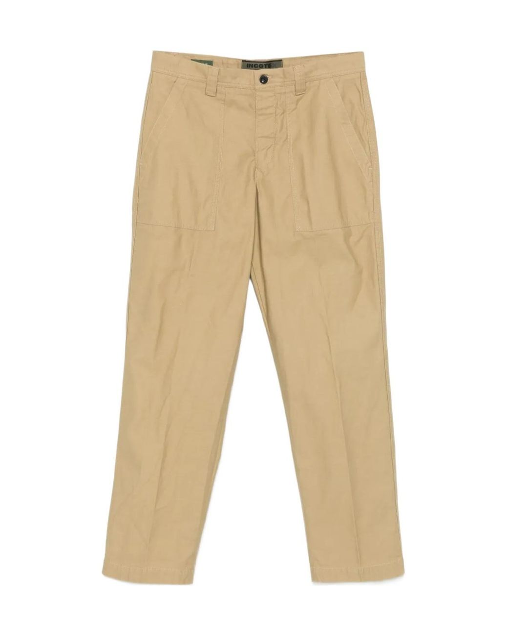 Incotex Natural Cotton Trousers for men