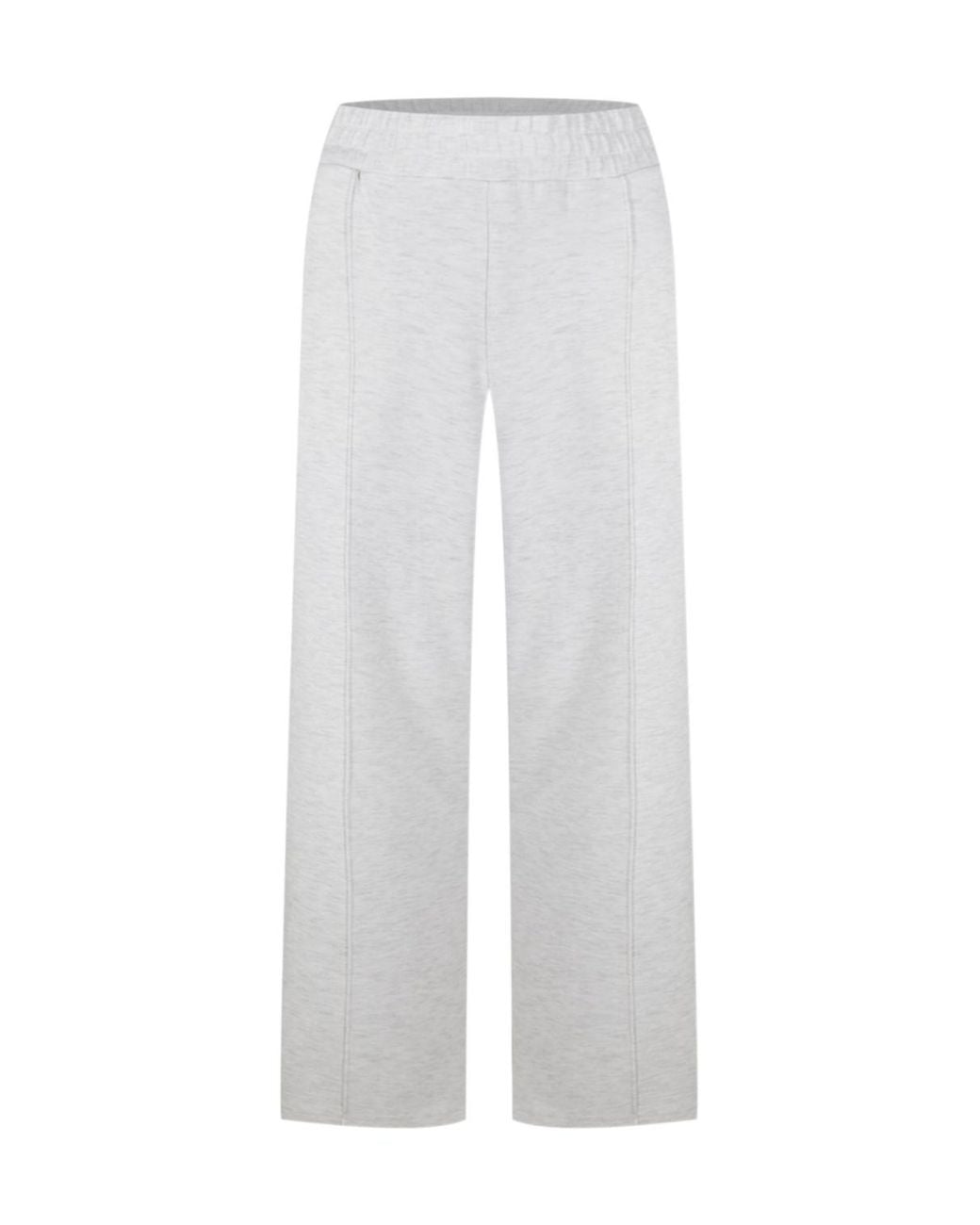Varley White Elastic Waist Sweatpants
