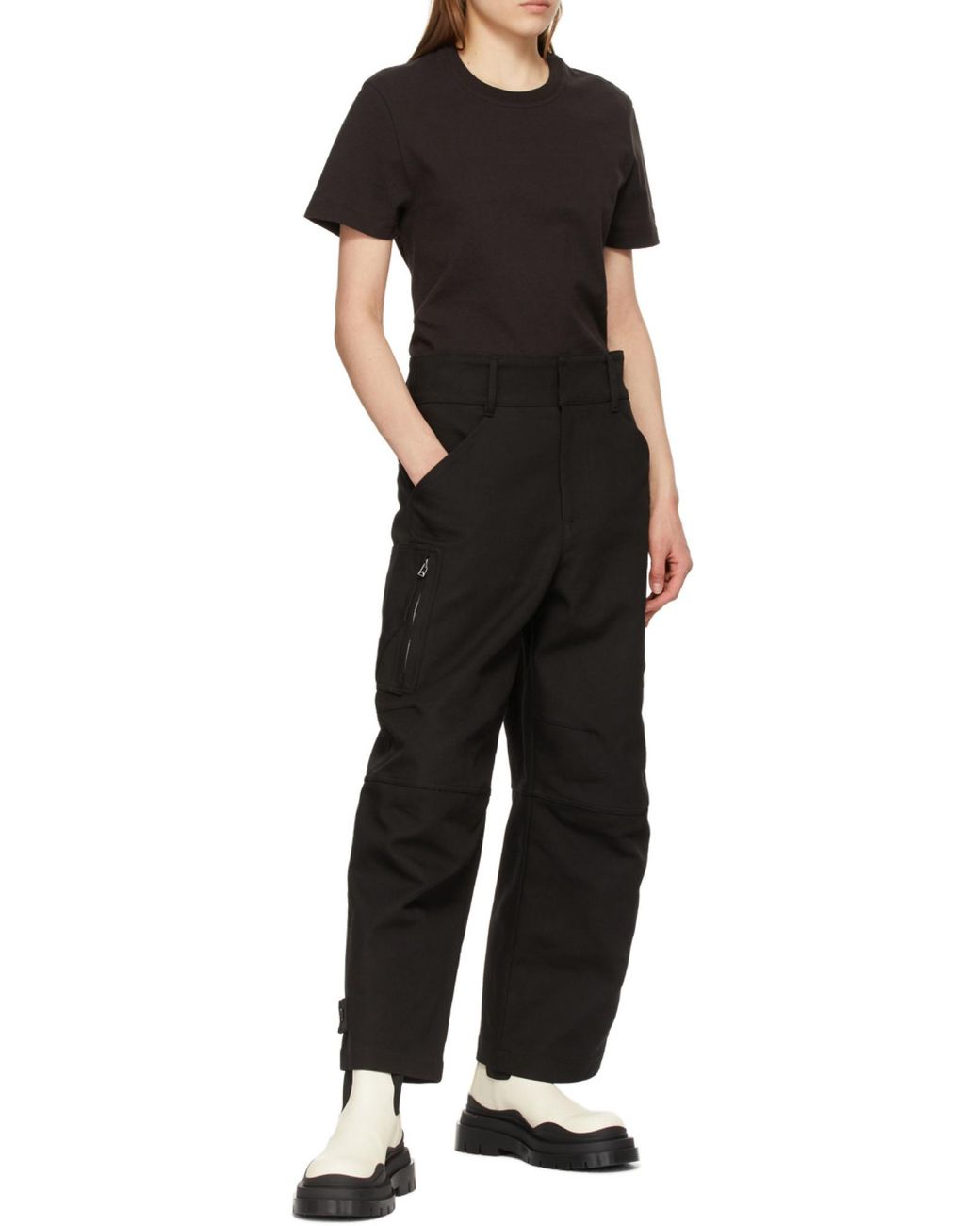 Bottega Veneta Black Bv Tire Boots