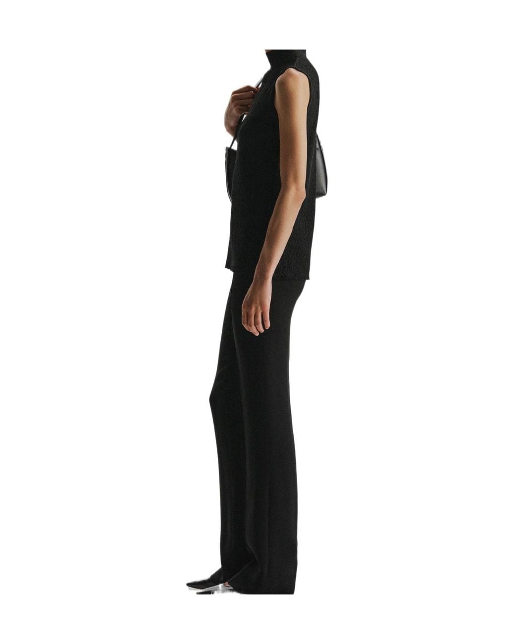 The Row Black Oakson Top