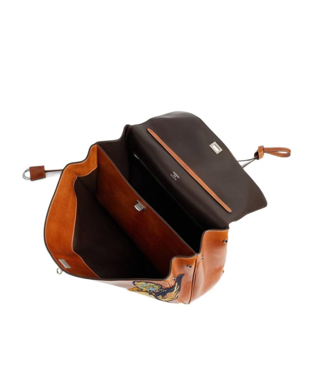 Balenciaga Brown Rodeo Large Handbag for men