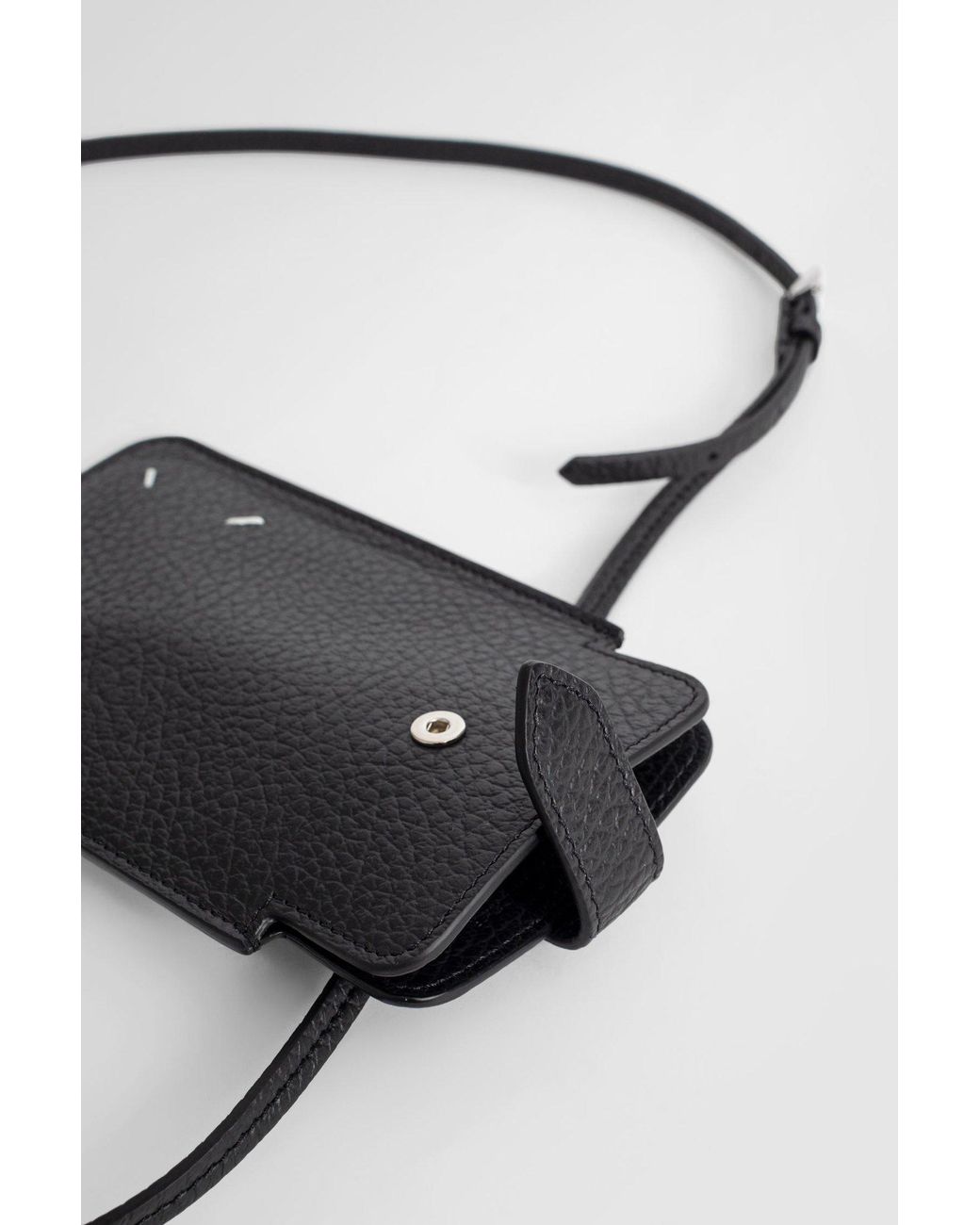 Maison Margiela White Four-Stitch Iphone Case for men