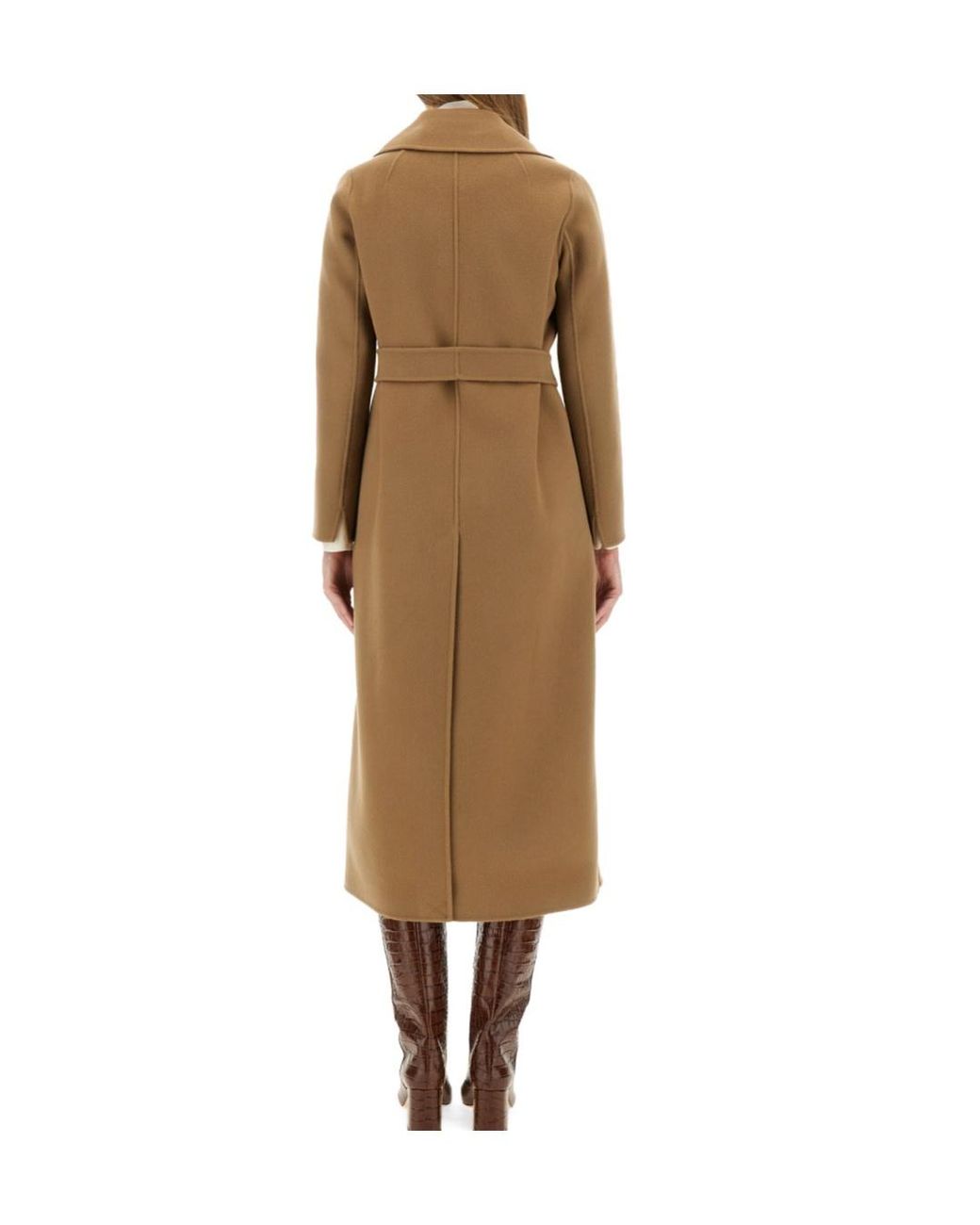 Max Mara Natural S Poldo Belted Long Coat