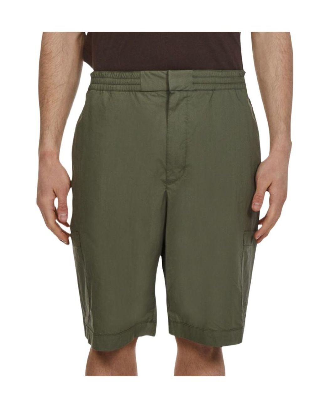 Ambush Green Elasticated Waist Shorts for men