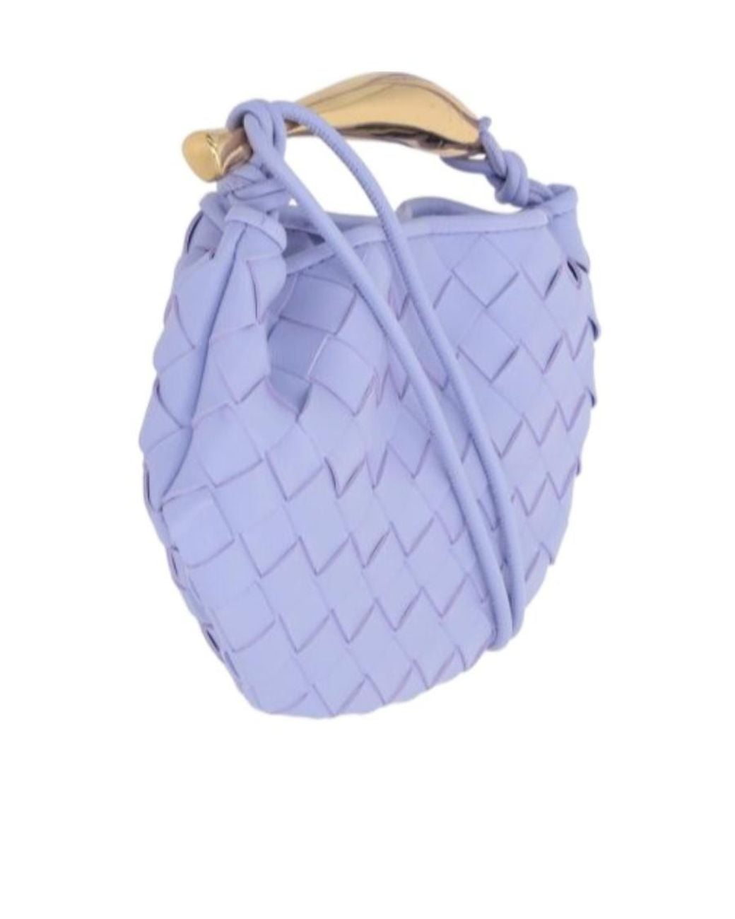 Bottega Veneta Blue Intrecciato Mini Sardine Bag