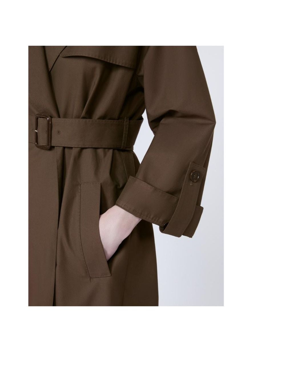 Max Mara Brown The Cube Amour Belted Coat