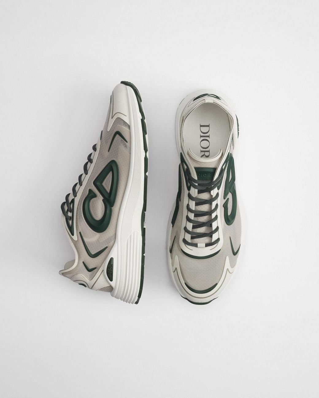 Dior White B30Countdown Tech Sneaker for men