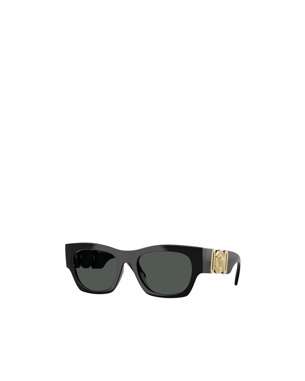 Versace Black Medusa Head-Plaque Sunglasses for men