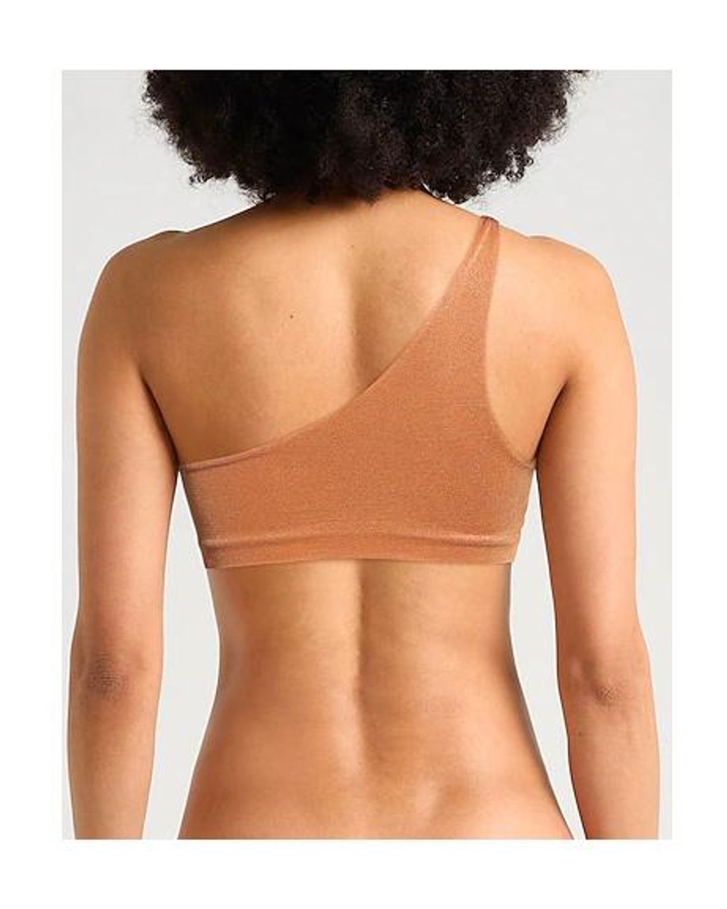 Max Mara Orange One-Shoulder Bikini