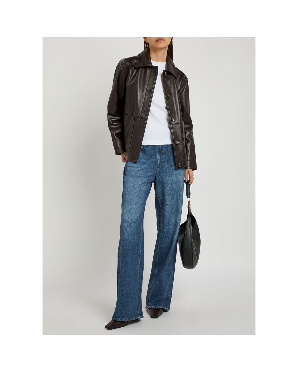 Rag & Bone Blue Loose Denim Pants