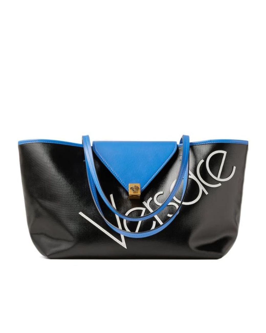 Versace Blue Severine Small Tote Bag