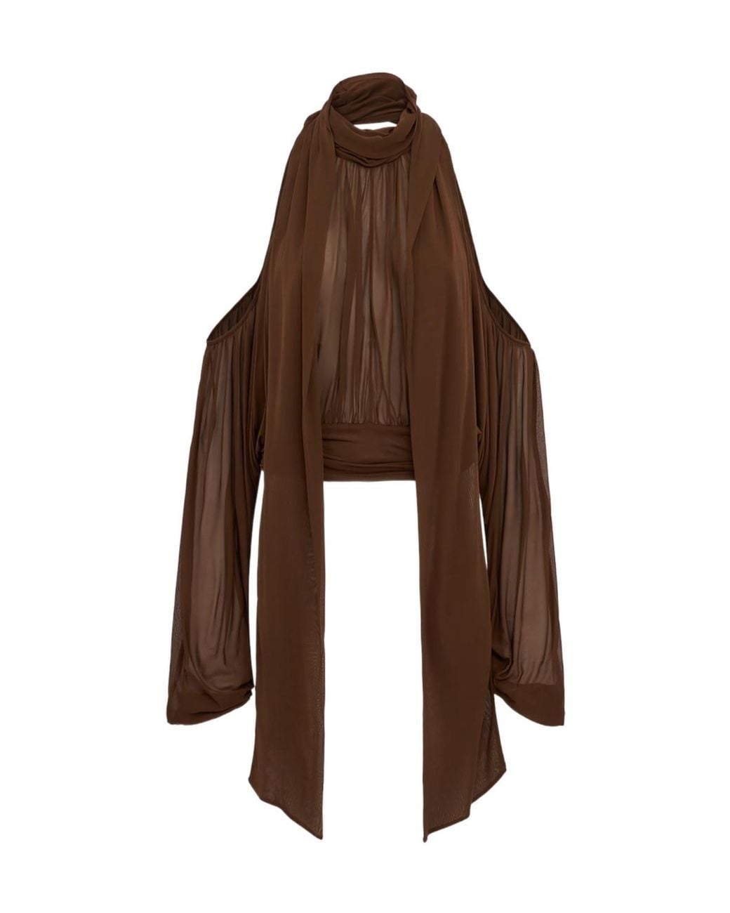 GIUSEPPE DI MORABITO Brown Solidcolor Top