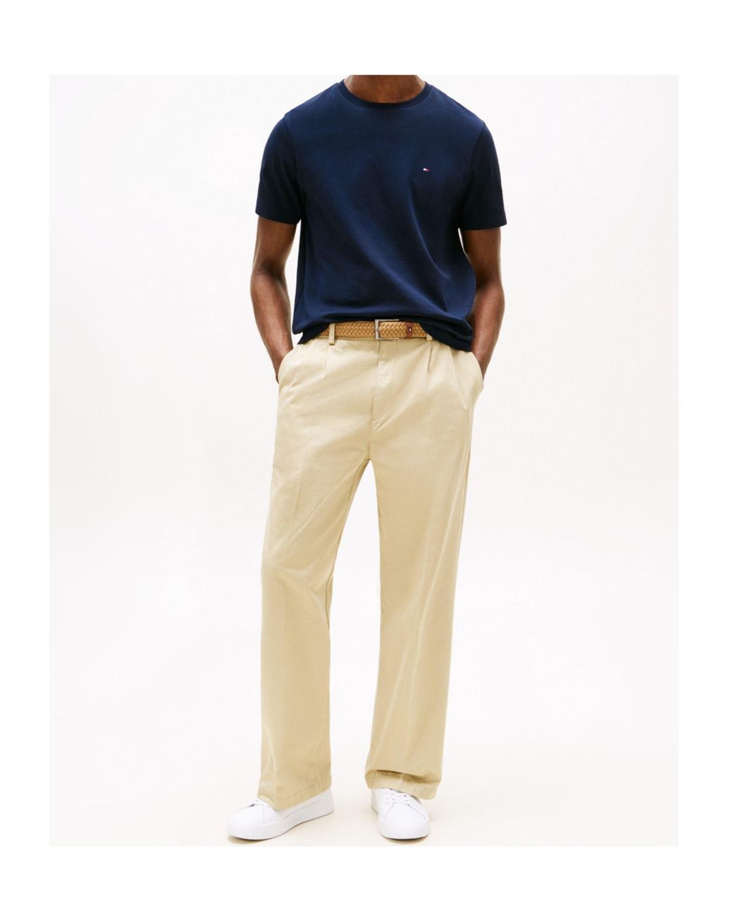 Tommy Hilfiger Blue Logo Short Sleeve T-Shirt for men