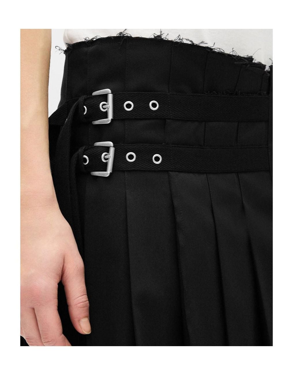 Ann Demeulemeester Black Tabea Mini Skirt
