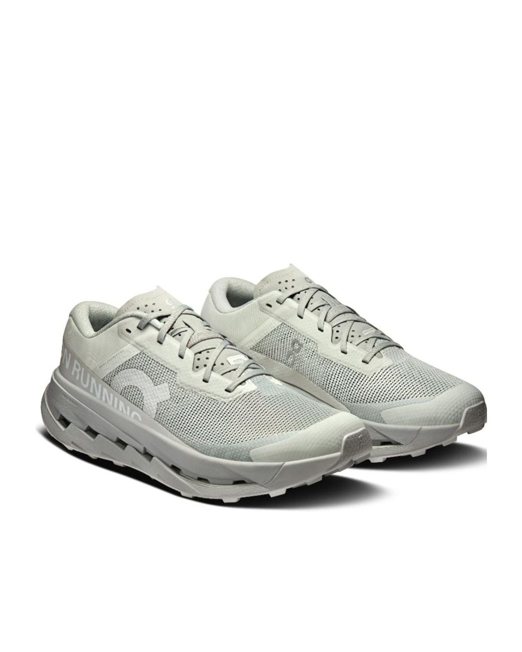 On Shoes Gray Cloudultra 3 Lace-Up Sneakers for men