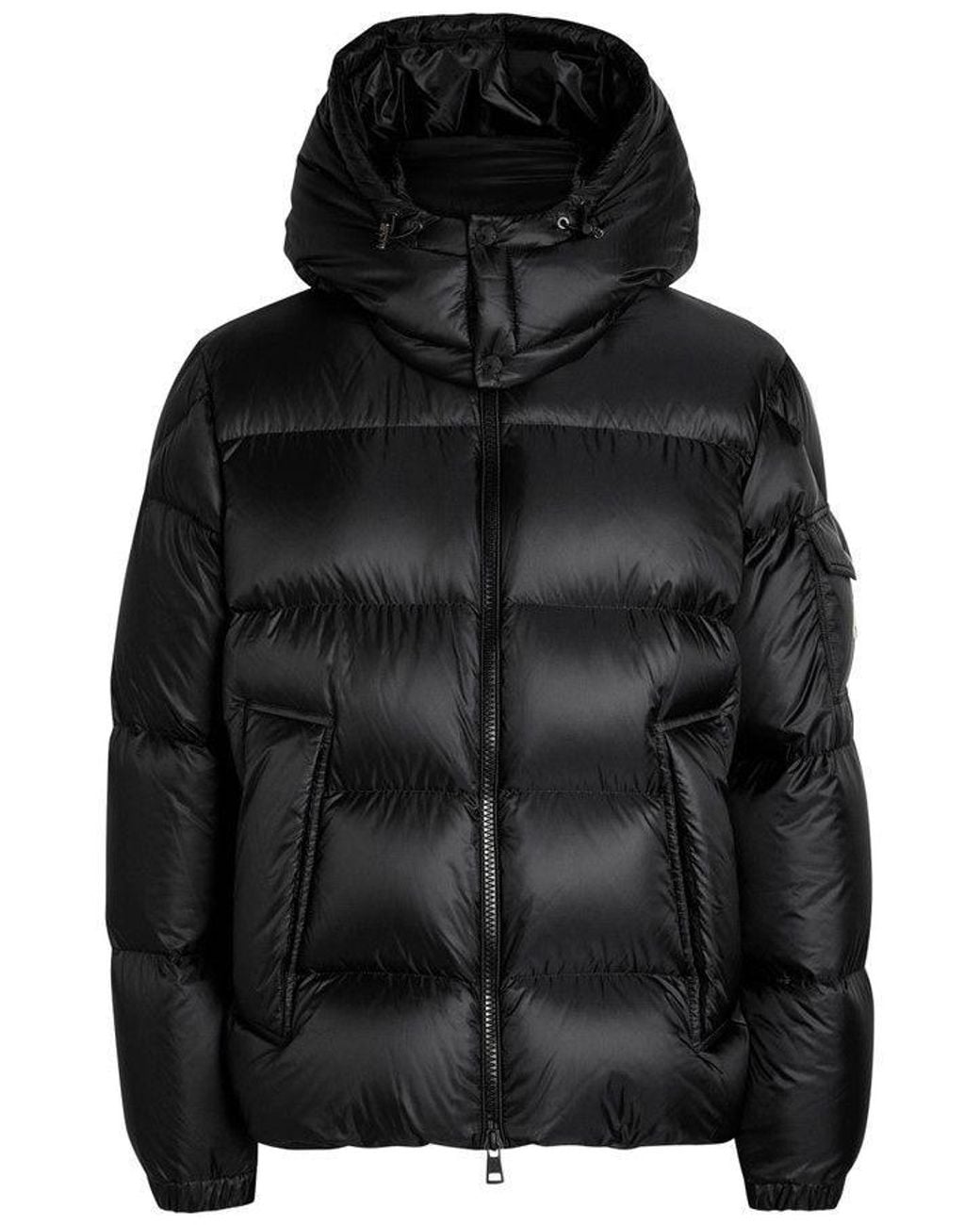 Moncler Black Couyere Short Padded Jacket for men