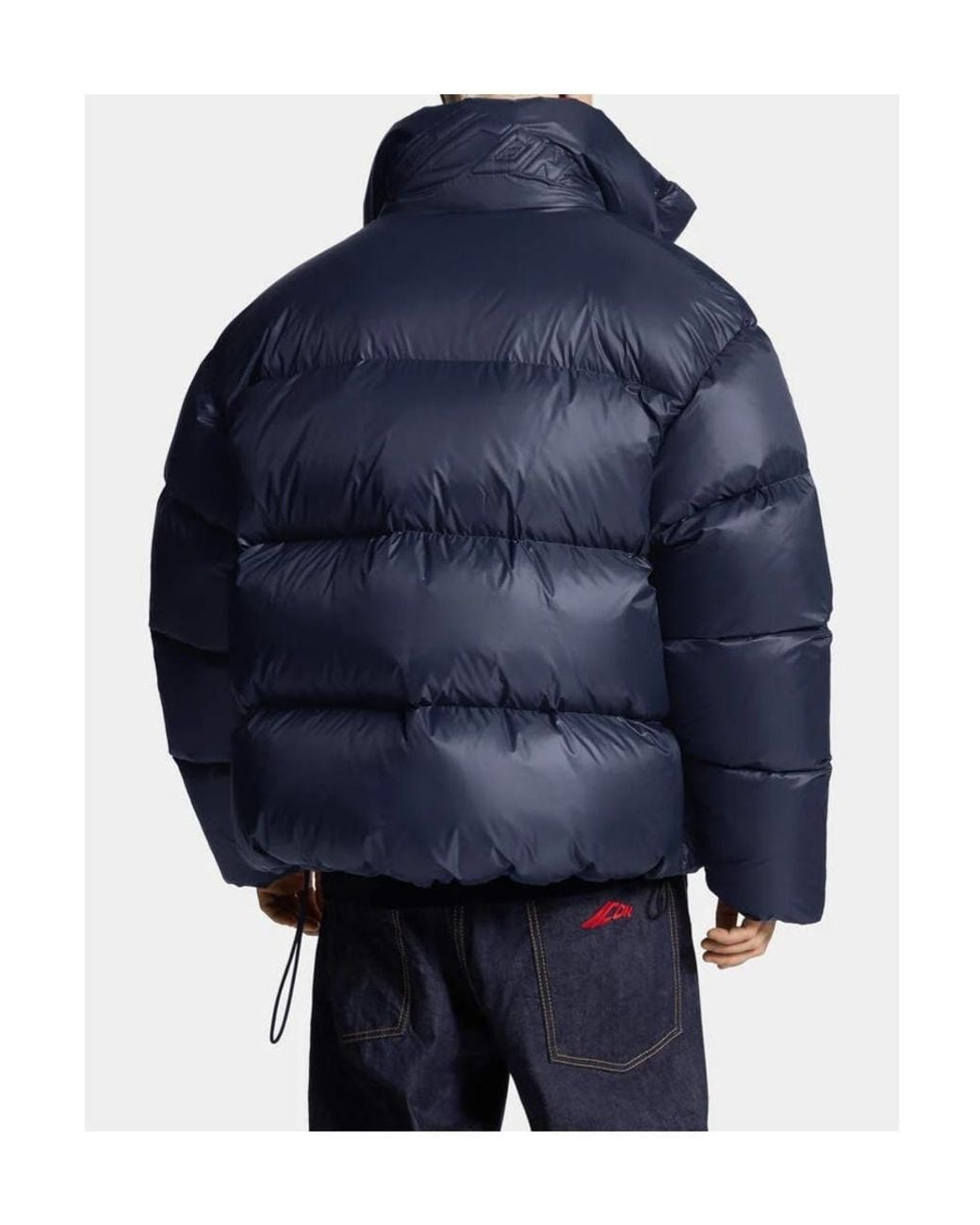 DSquared² Blue Insulated High-Neck Puffer Jacket for men