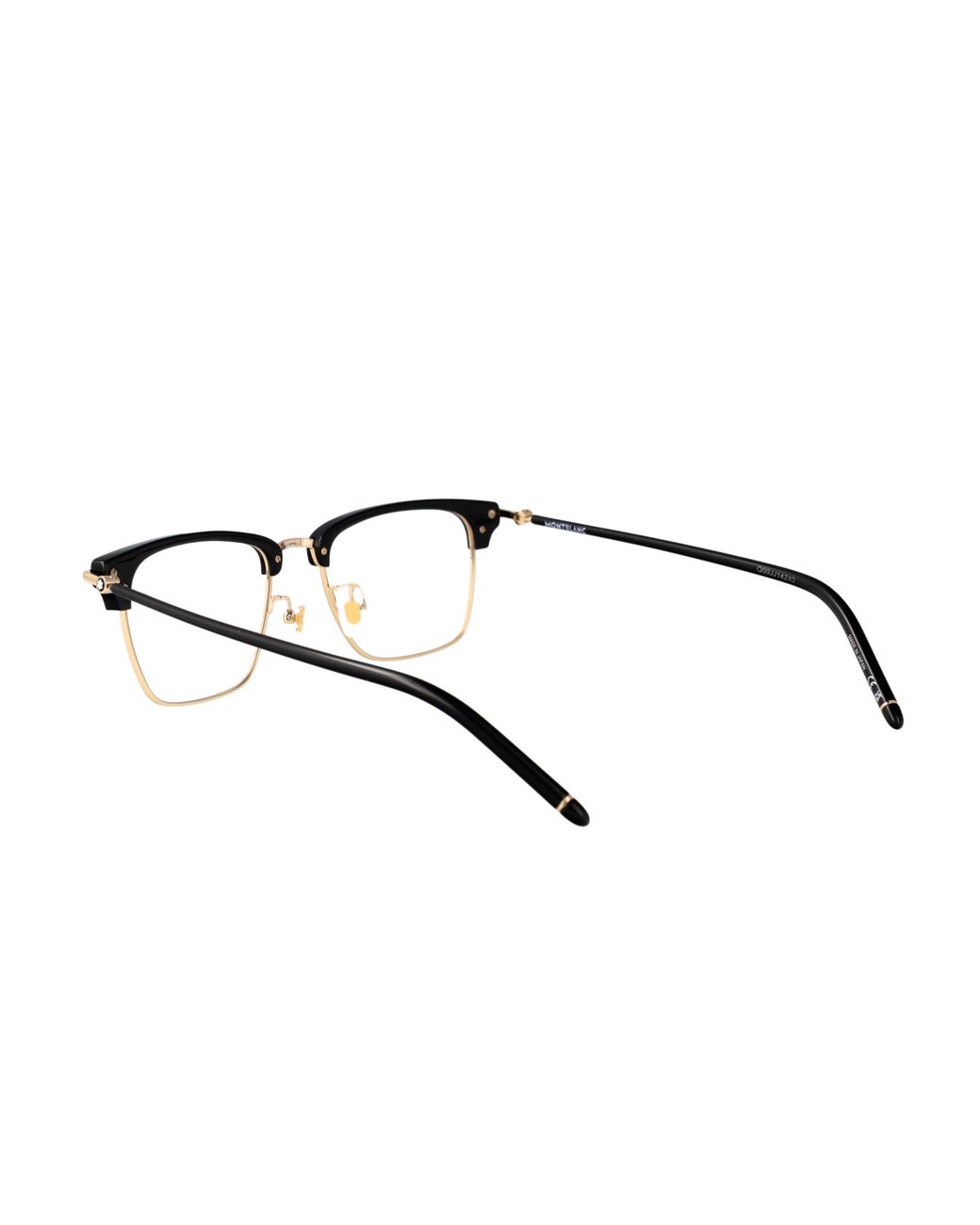 Montblanc Metallic Eyewear Square Frame Glasses for men