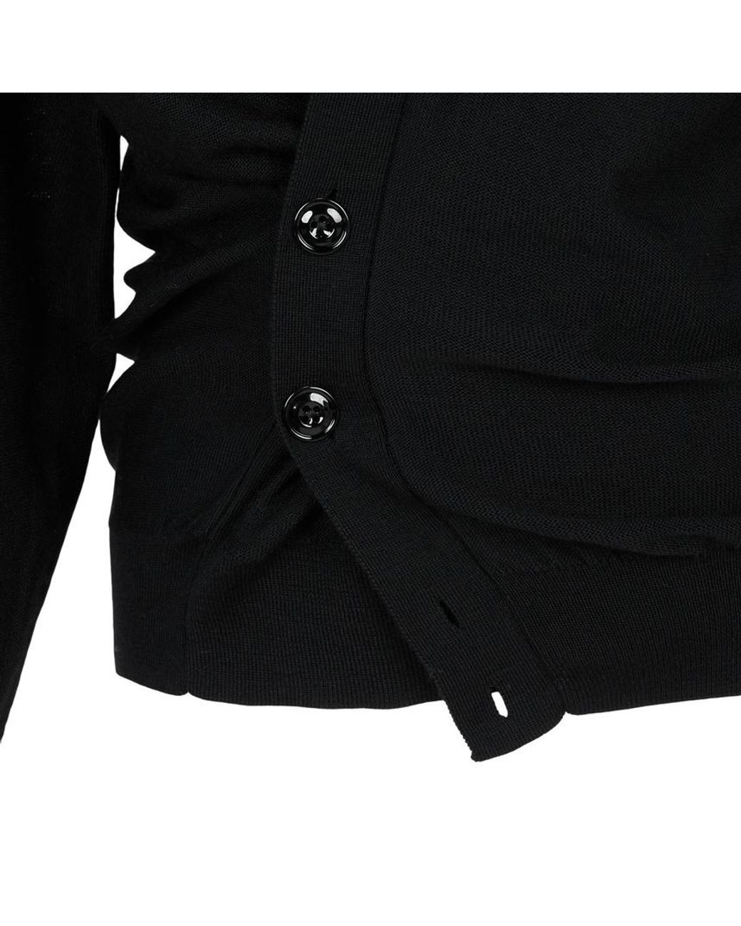 Lemaire Blue Relaxed V-Neck Cardigan