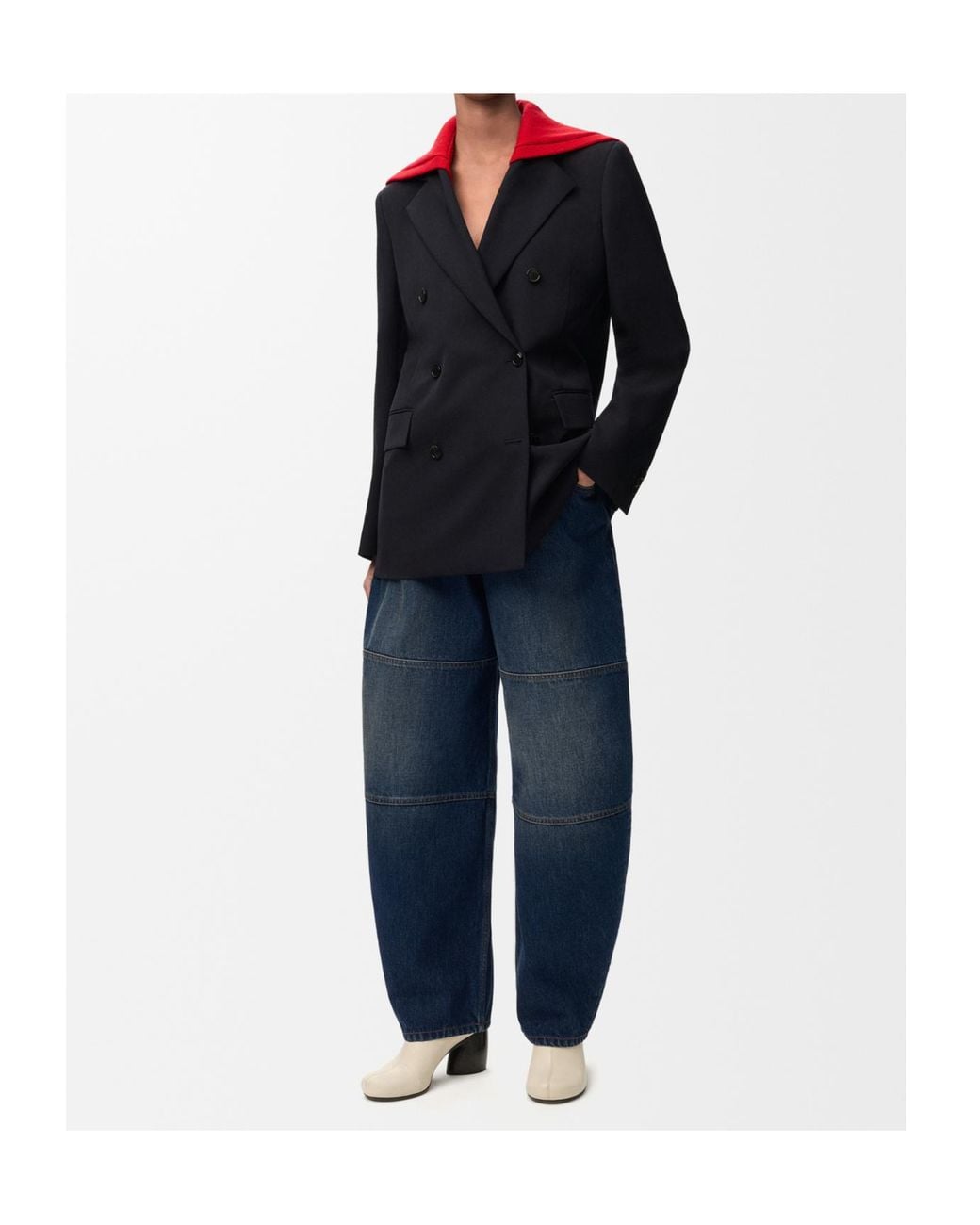 Loewe Blue Barrel-Leg Jeans