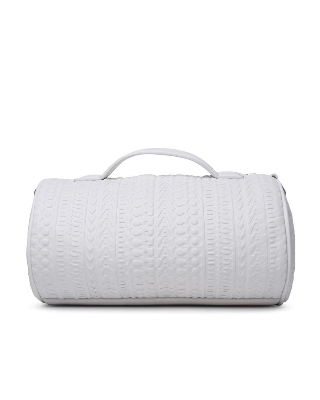Marc Jacobs Gray Logo Patch Duffle Bag