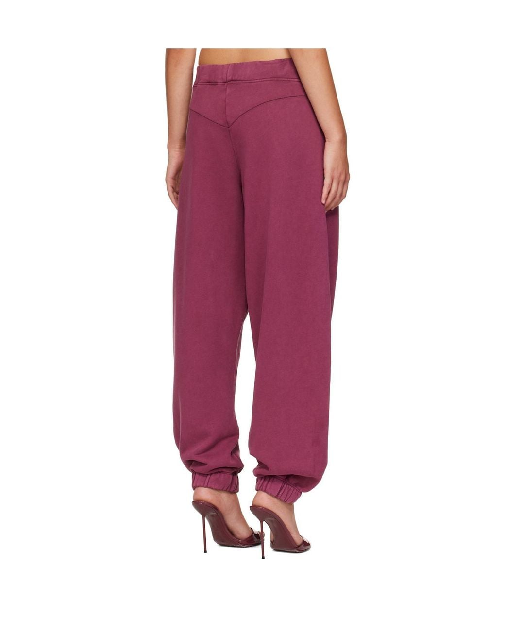 Off-White c/o Virgil Abloh Red Off Stamp Balloon Leg Sweatpants