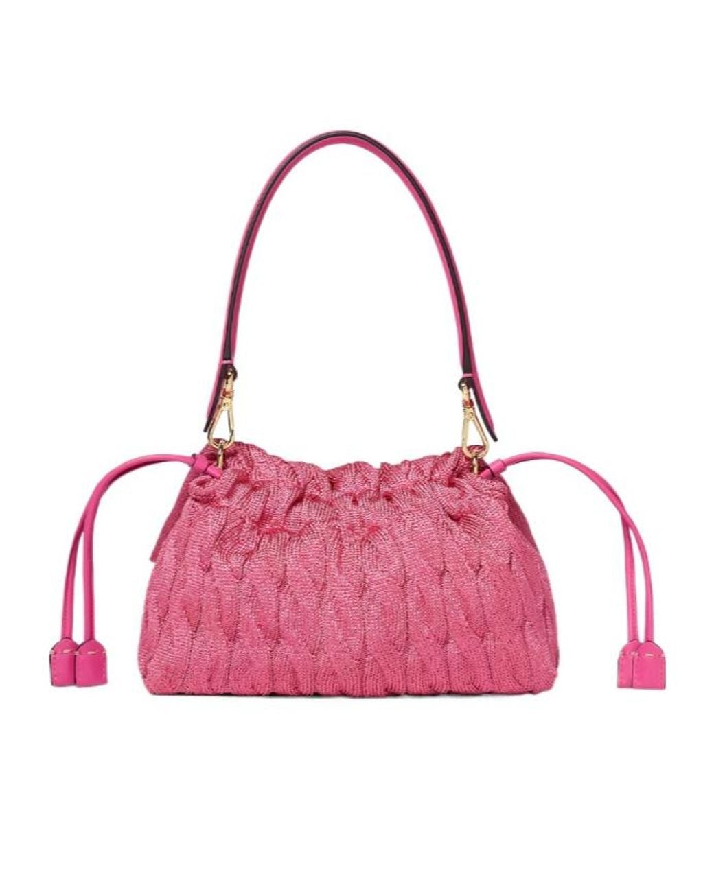 Fendi Pink Mamma Baguette Medium